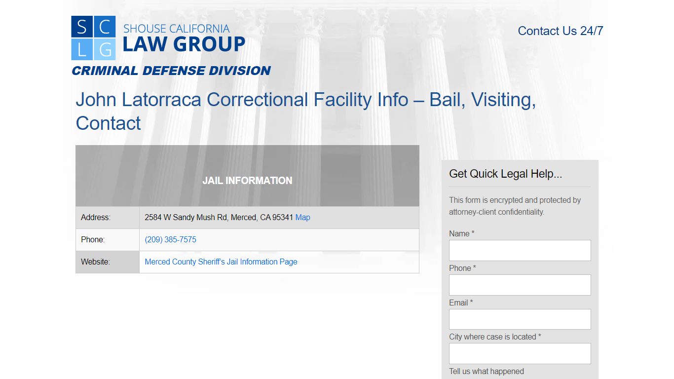 John Latorraca Correctional Facility Info – Bail, Visiting, Contact